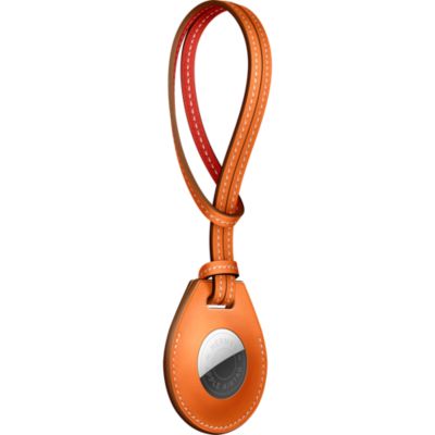 Apple AirTag Hermès bicolor bag charm | Hermès Canada